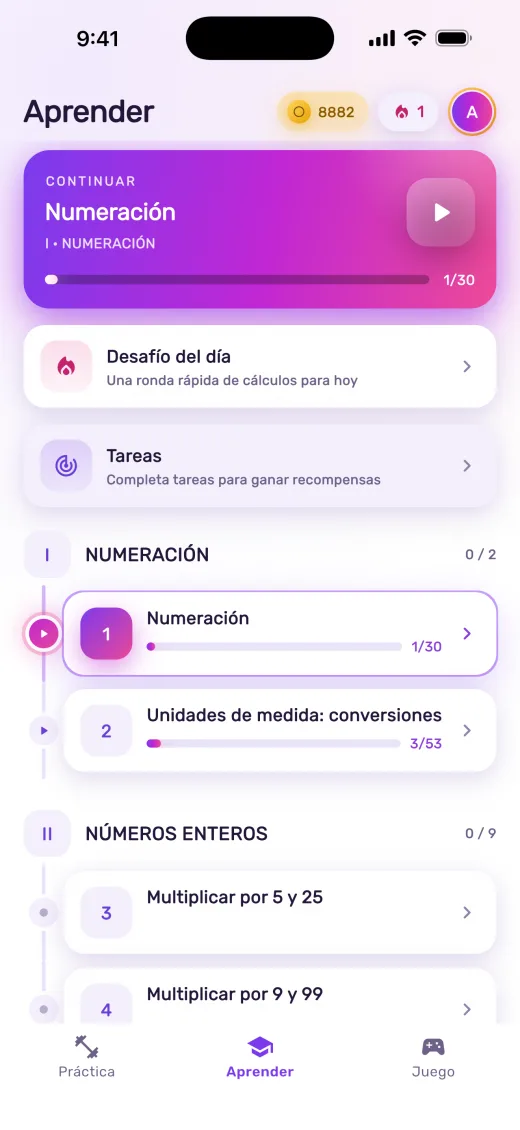 Nuevo: un curso de cálculo mental