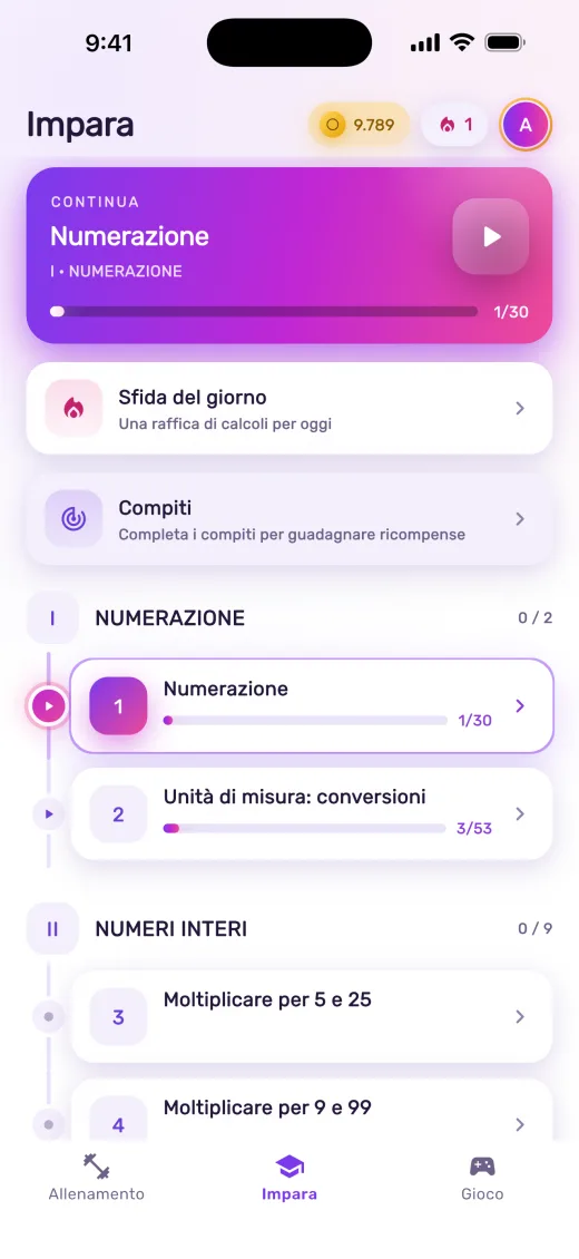 Un corso di calcolo mentale