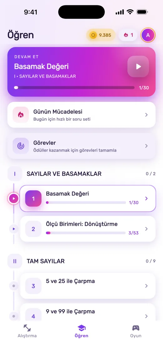 Yeni: zihinden hesap kursu