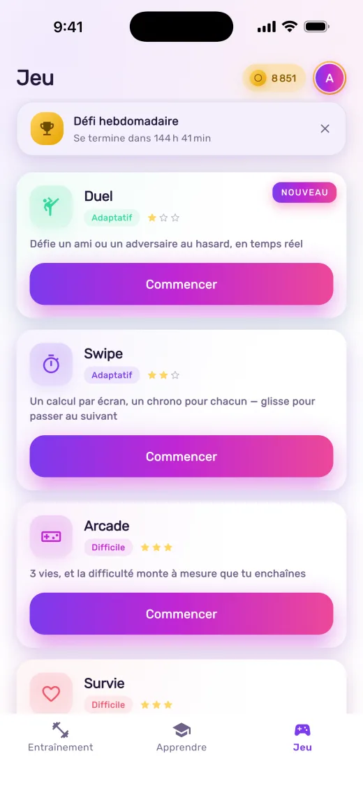 Entraînement