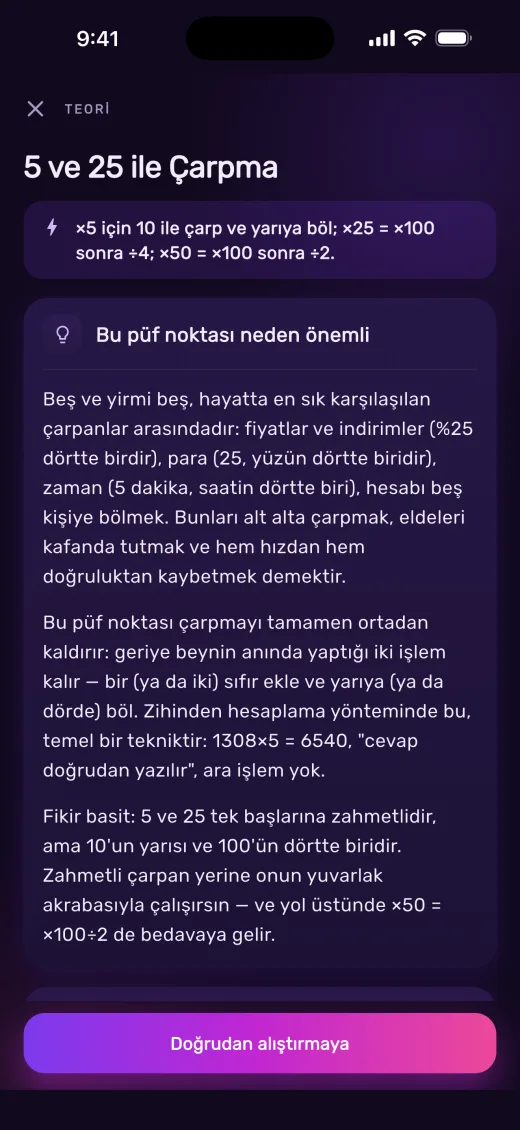 ×25, ×100 ÷ 4 demektir