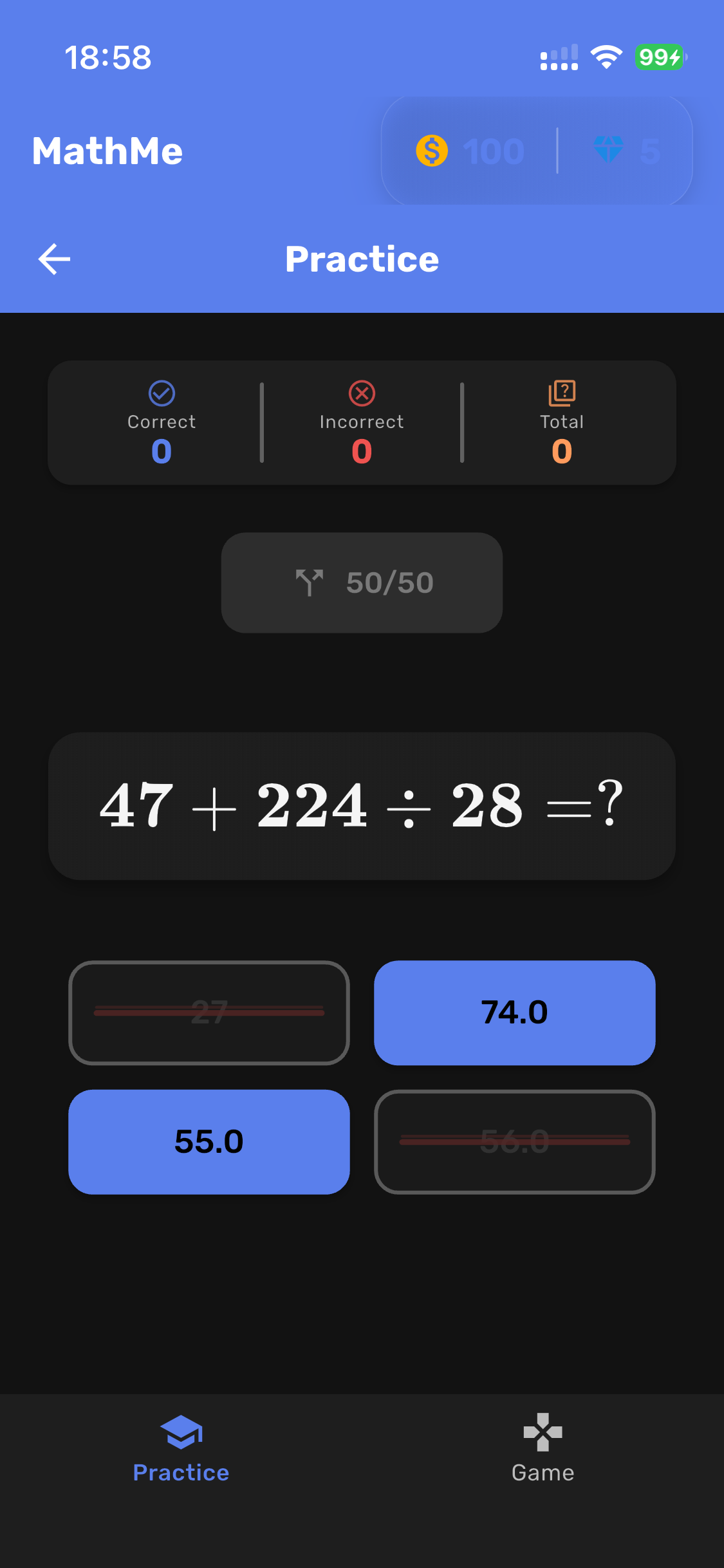 Hints system